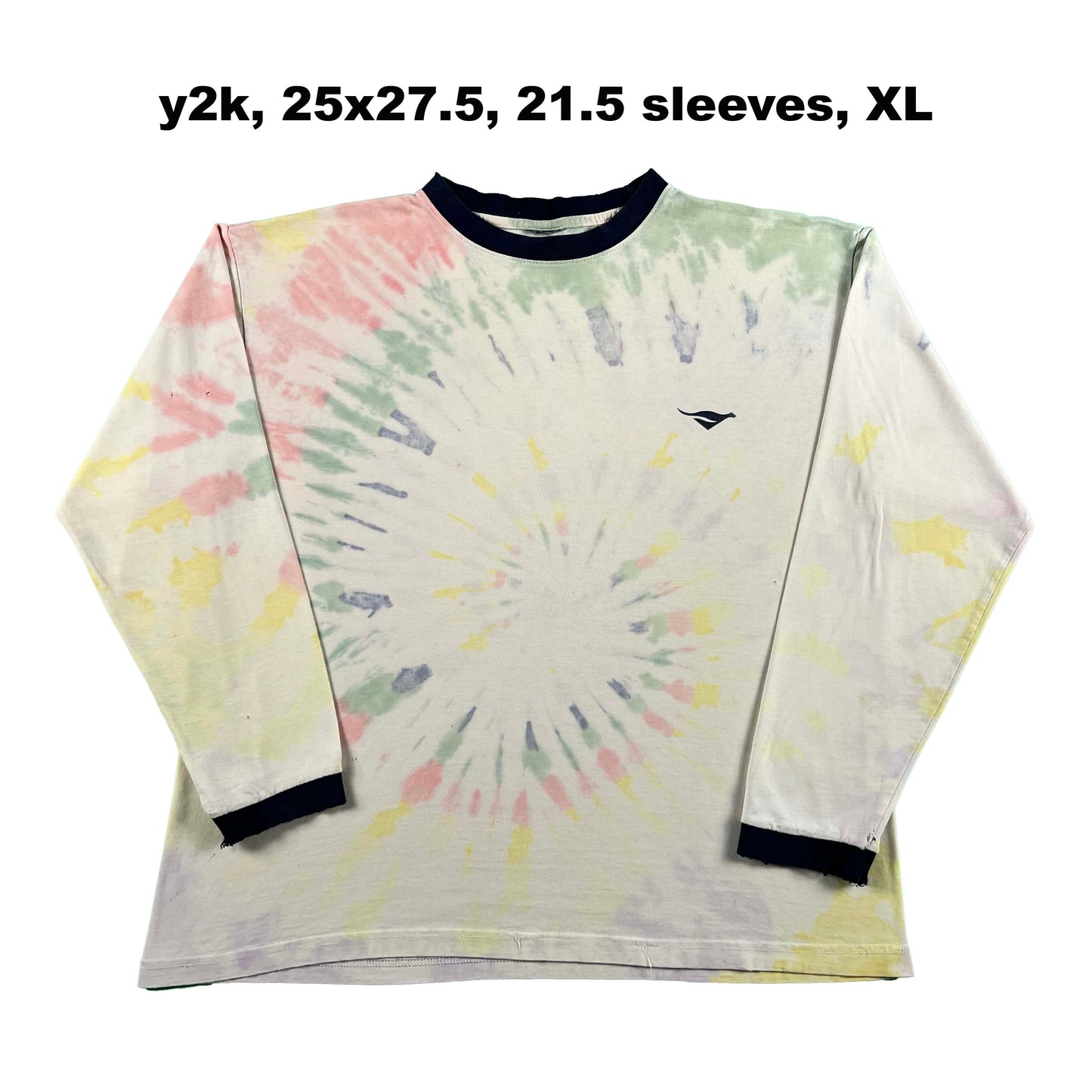 Vintage Blank Long Sleeve Tie Dye Tees- SELECT TEE