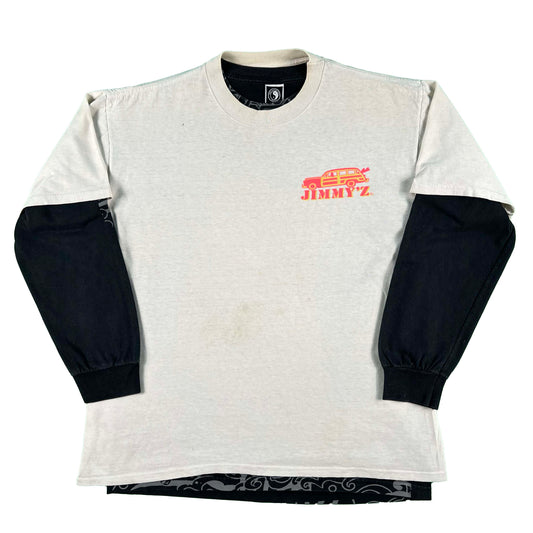90s Jimmy Z Tee + 00s T&C Surf Long Sleeve- L