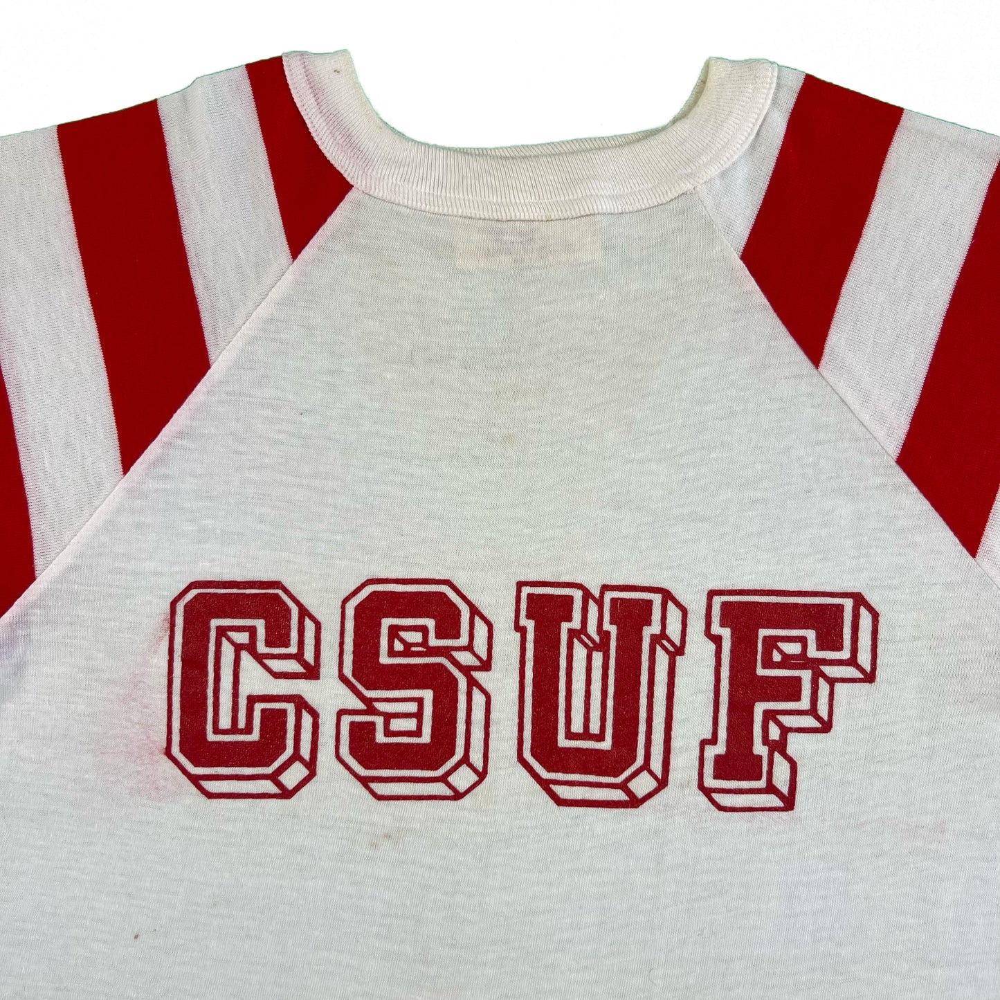 70s CSUF Striped Tee- S