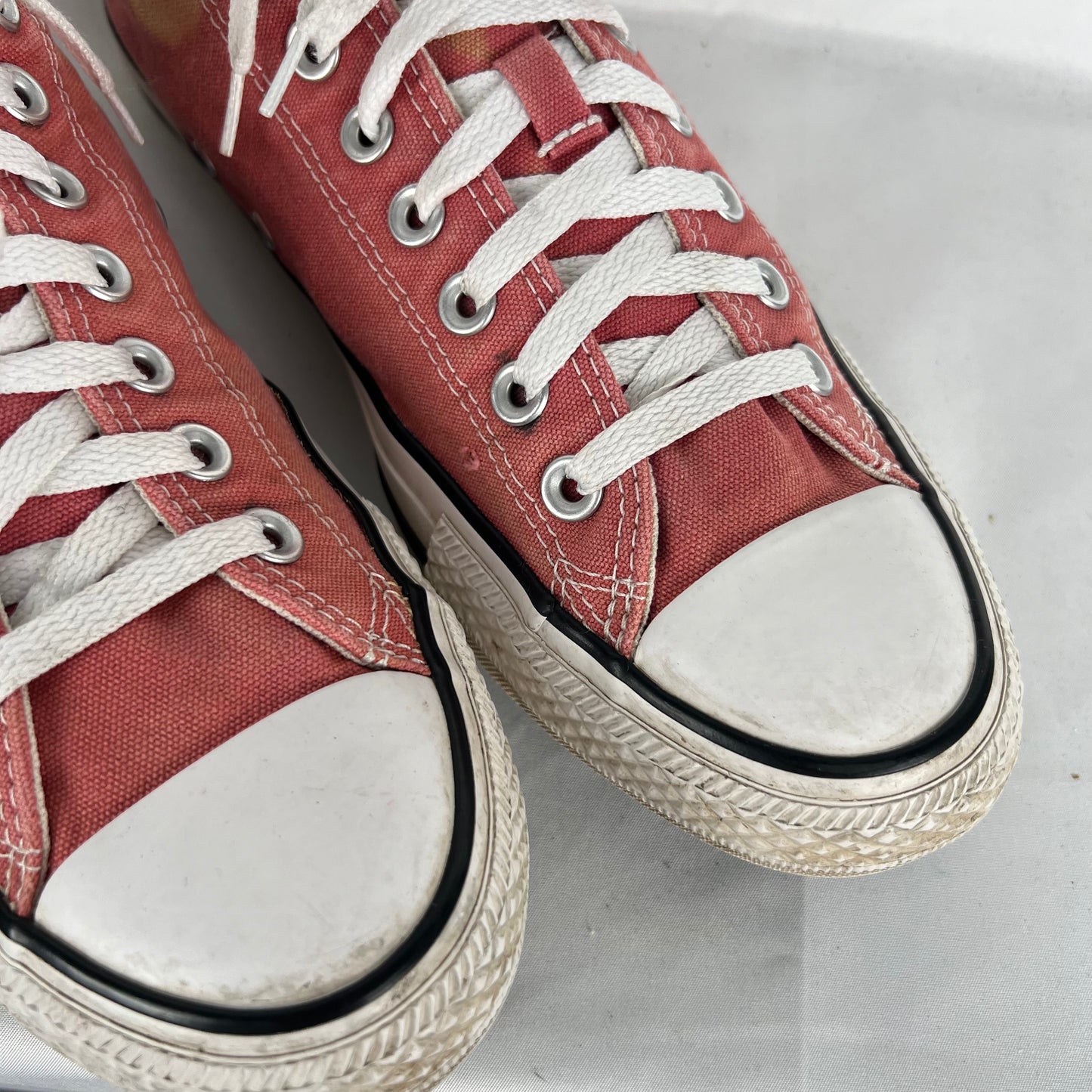 Sun Faded Red Converse- M's 9.5, W's 11