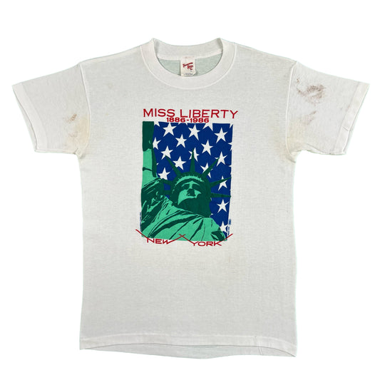 80s NYC Miss Liberty Tee- S