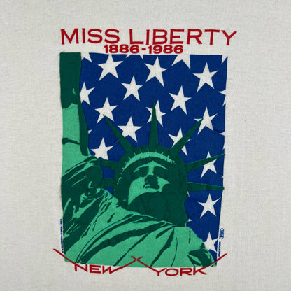 80s NYC Miss Liberty Tee- S