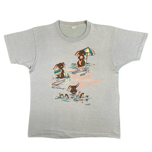 80s Beach Bunnie's Tee- L