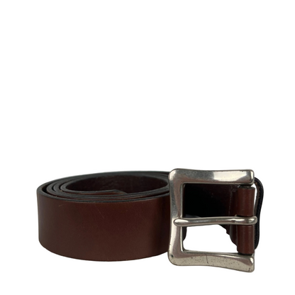 90s Gap Brown Leather Belt- 32"-36"