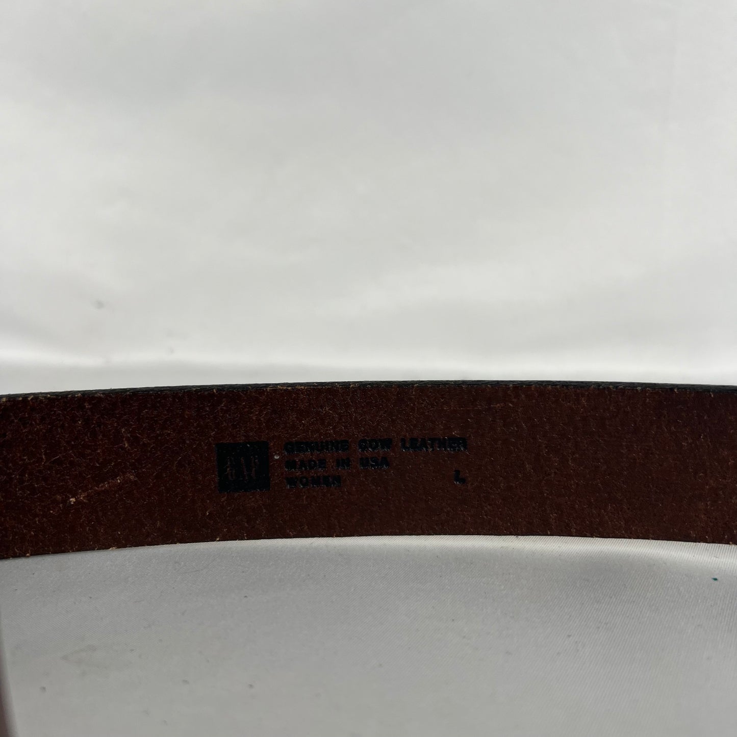 90s Gap Brown Leather Belt- 32"-36"