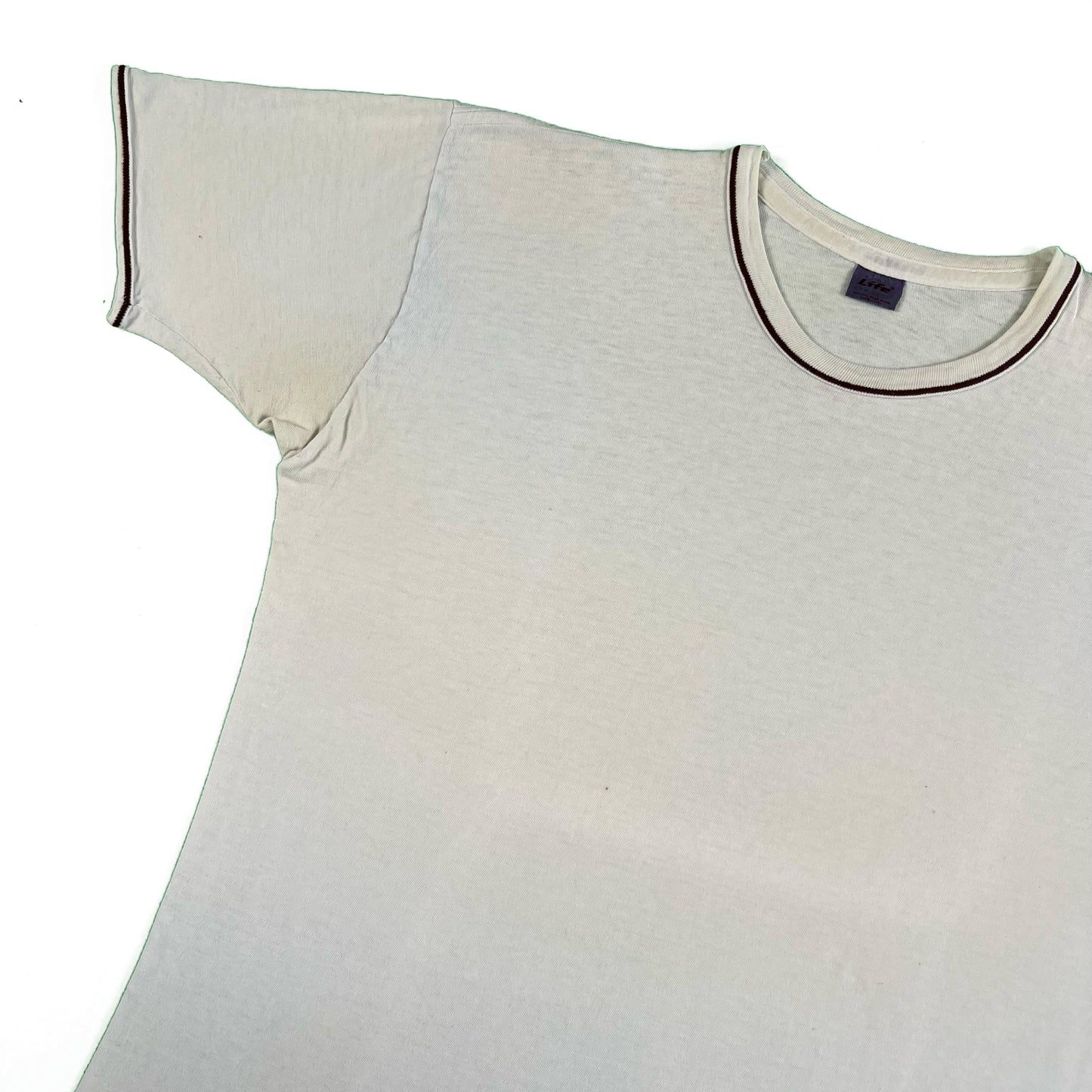 60s/70s Jockey Ringer Tee- L