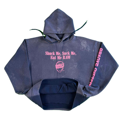 00s Shuck Me and Suck Me Sun Faded Hoodie- XL