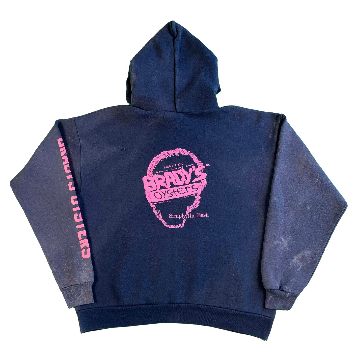 00s Shuck Me and Suck Me Sun Faded Hoodie- XL