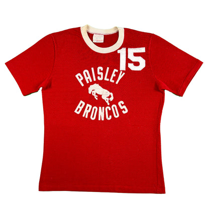 60s Paisley Broncos Mesh Jersey Tee- M