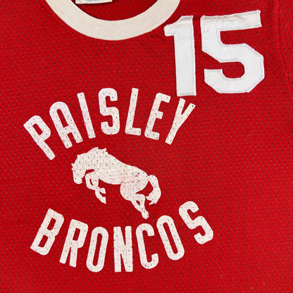 60s Paisley Broncos Mesh Jersey Tee- M