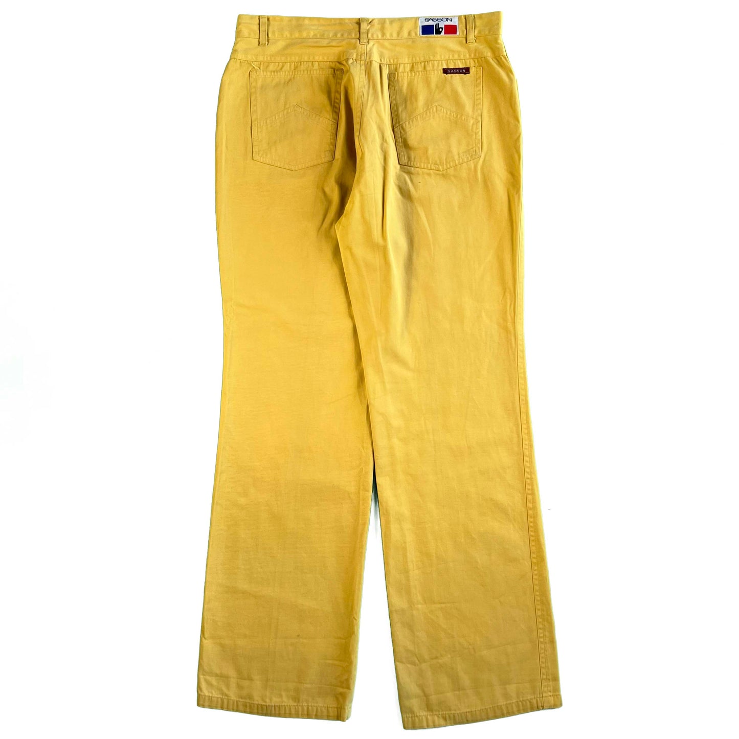 90s Ferrari Yellow Cotton Pants- 30x30