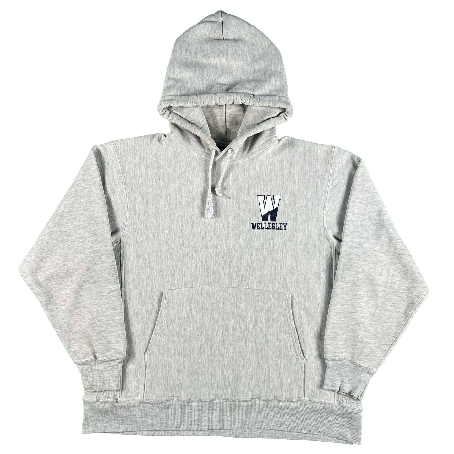 00s Wellesley Champion Reverse Weave Hoodie- L