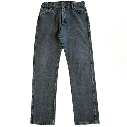 80s Wrangler Sun Faded Black/Blue Denim- 30x31.5