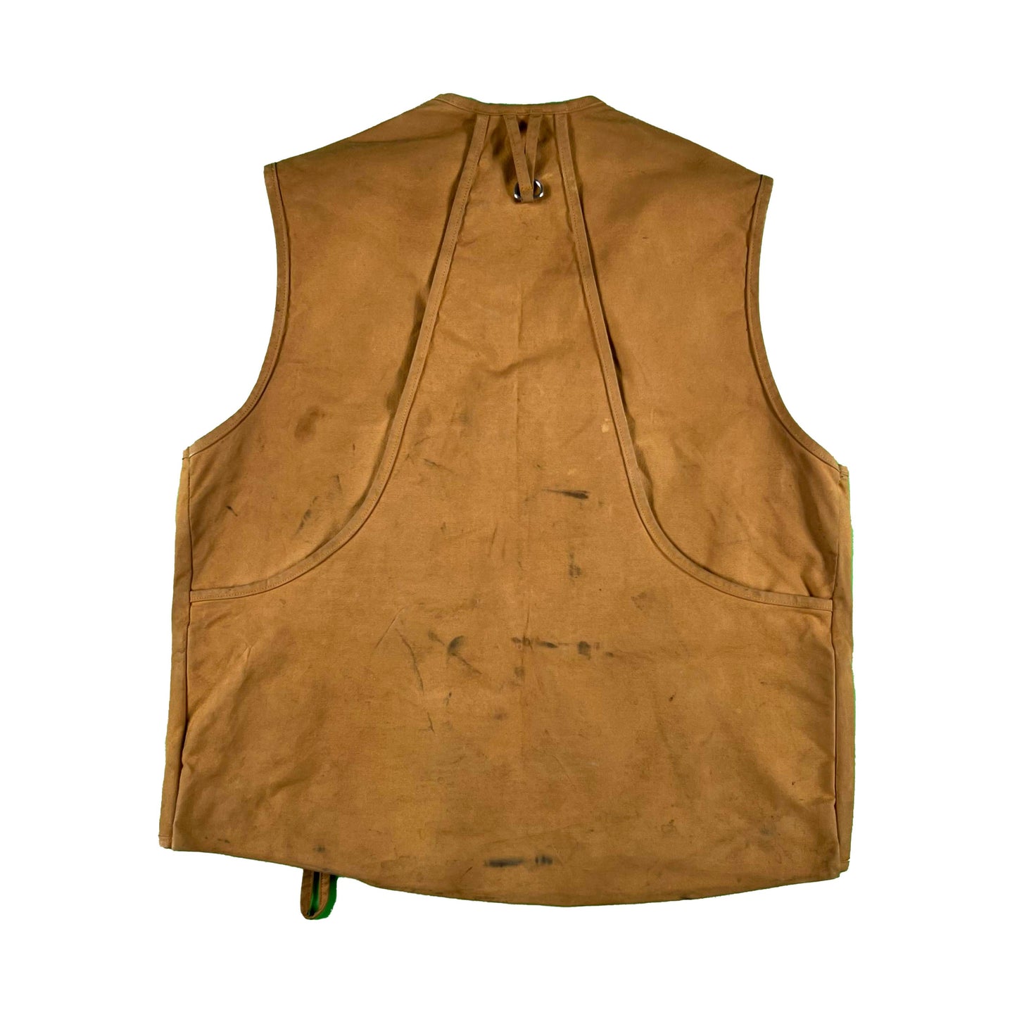 60s Dark Tan z/u Fly Fishing Vest- L