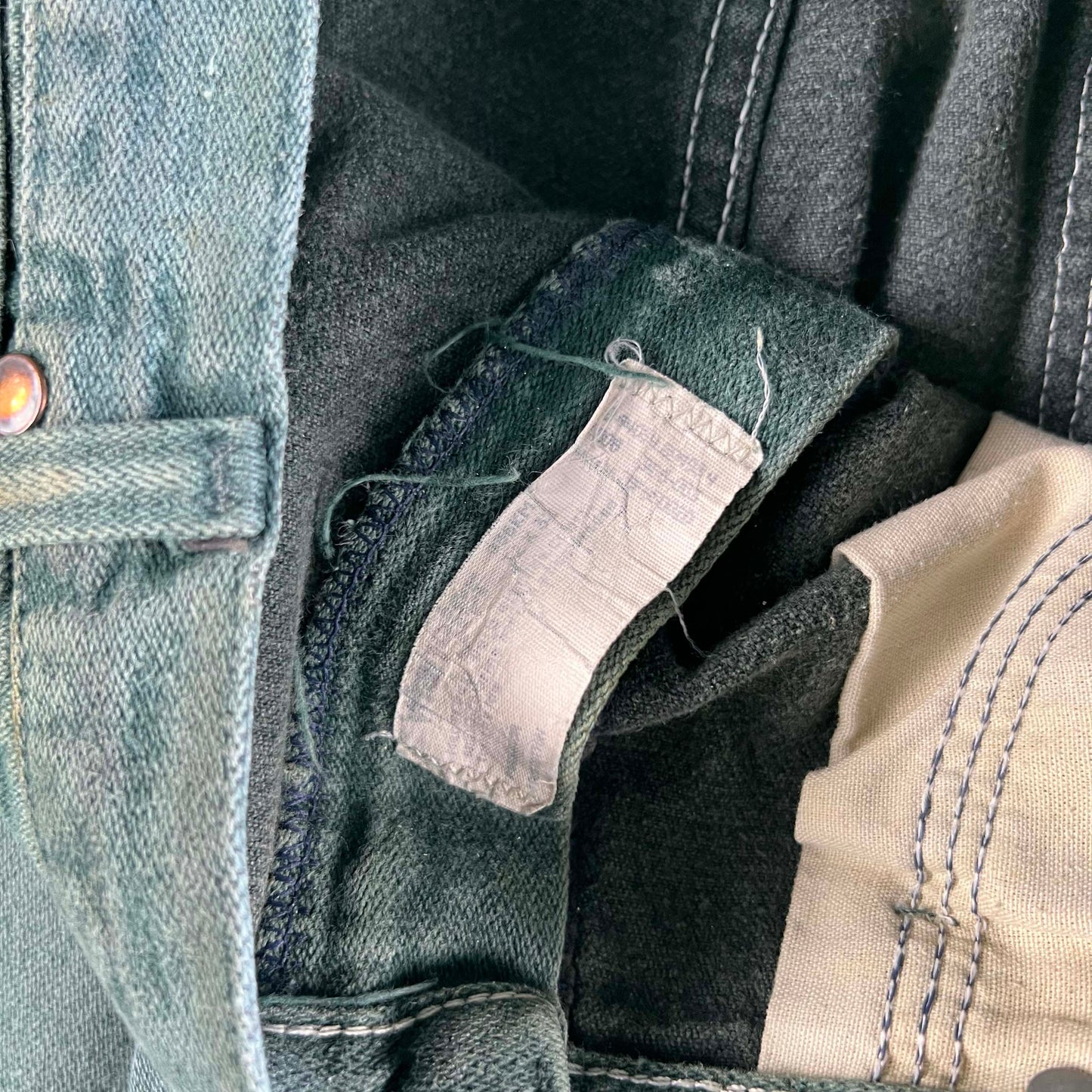 90s Wrangler Faded Forest Green Denim- 31x30.5