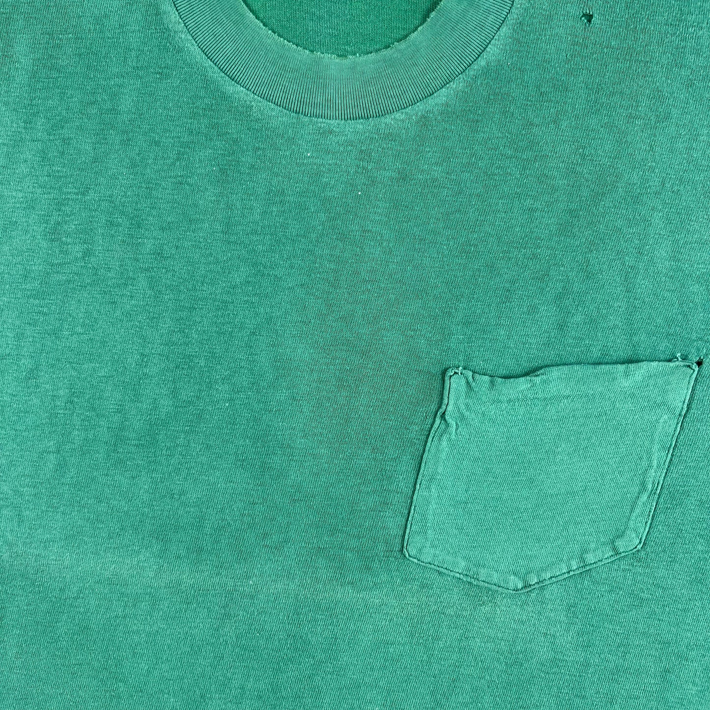 60s Faded Green Pocket Tee- M