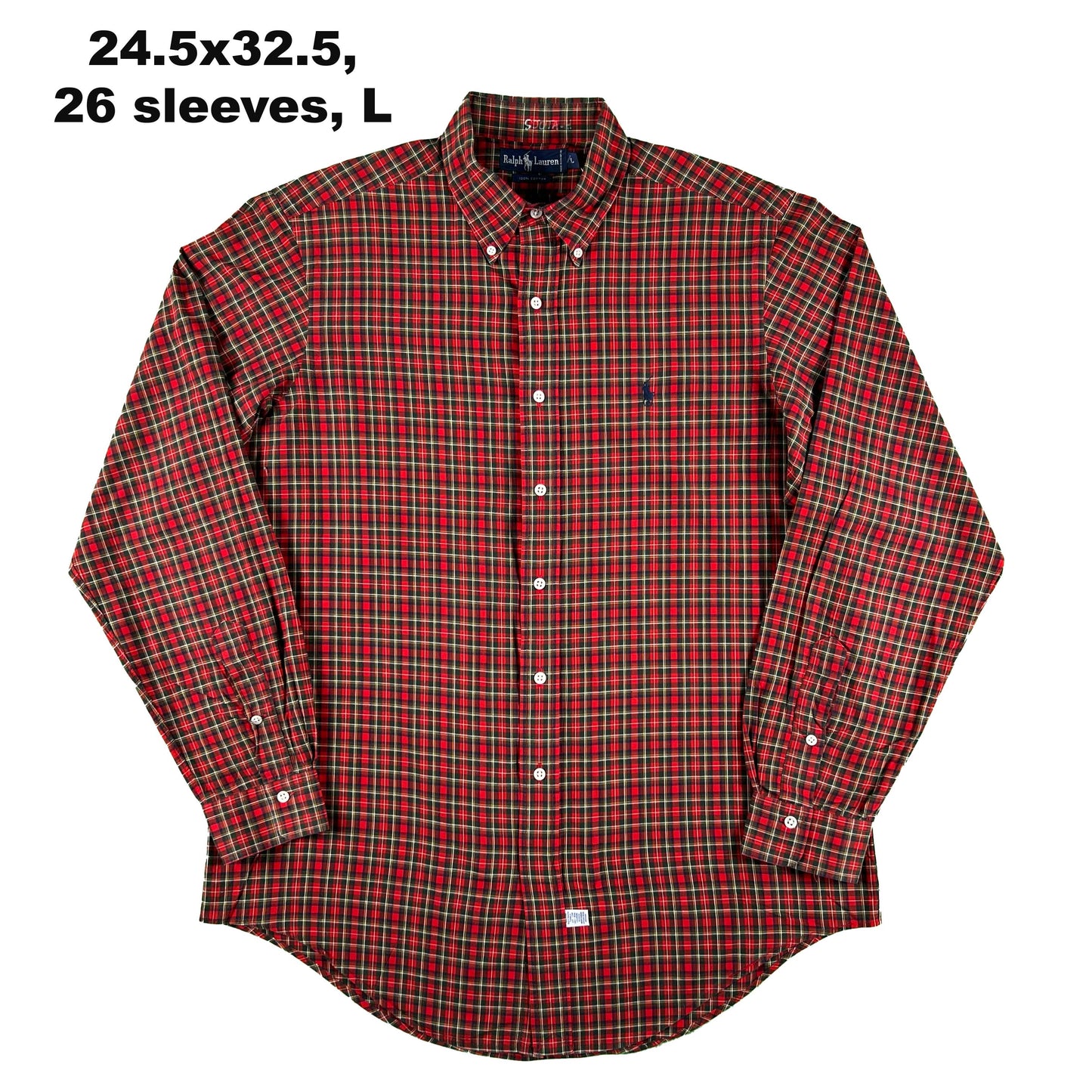 Vintage Ralph Lauren 100% Cotton Button Up Shirts- SELECT SHIRT