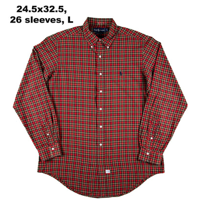 Vintage Ralph Lauren 100% Cotton Button Up Shirts- SELECT SHIRT