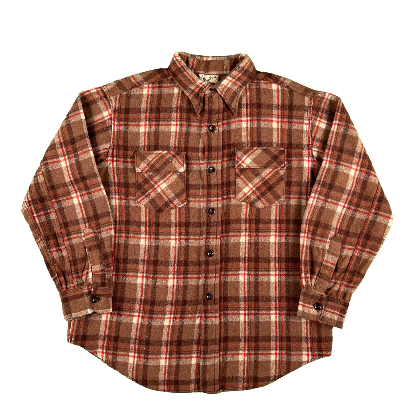 50s 'Saginaw' Flannel Shirt- L