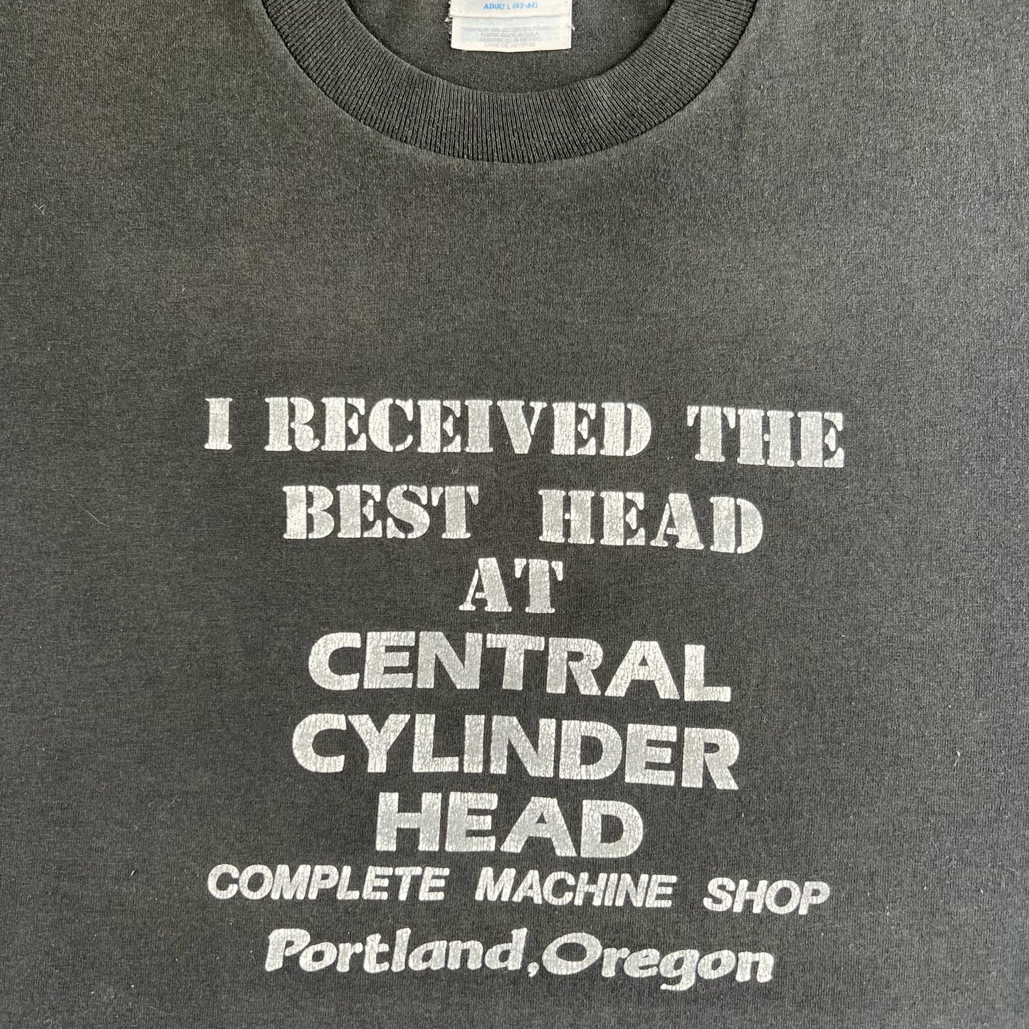 90s Best Head in Portland Tee- L