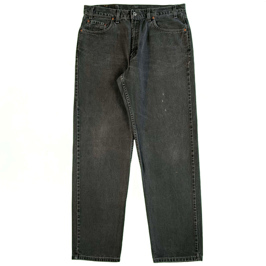 90s Sun Faded Black Levi's 550s- 34x31