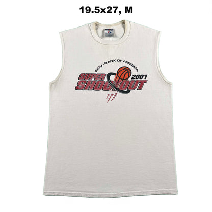 Vintage Basketball Graphic Tank Tops- SELECT SHIRT