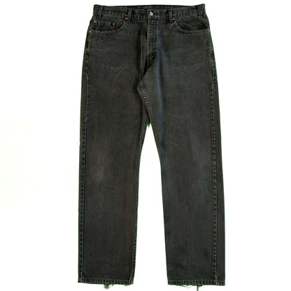 90s Faded Black Levi's 505s- 36x32