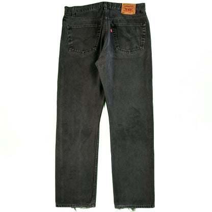 90s Faded Black Levi's 505s- 36x32