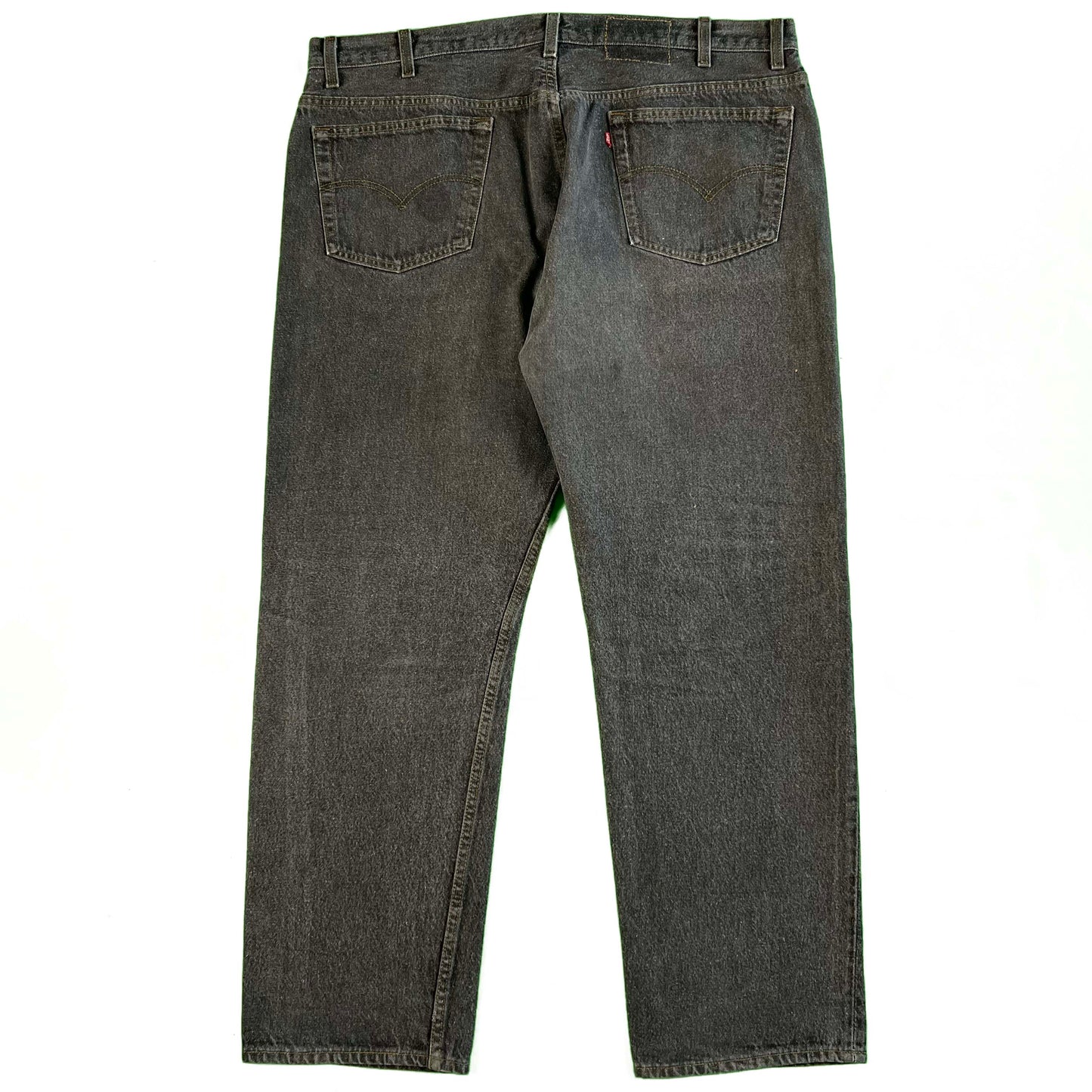 90s Faded Dark Grey/Black Levi's 501s- 40x28.5