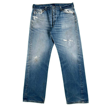 00s Beautifully Faded Levi's 501 Denim- 36x31
