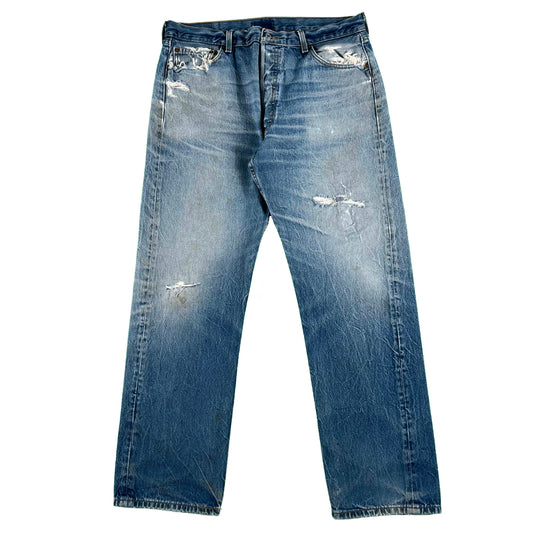 00s Beautifully Faded Levi's 501 Denim- 36x31