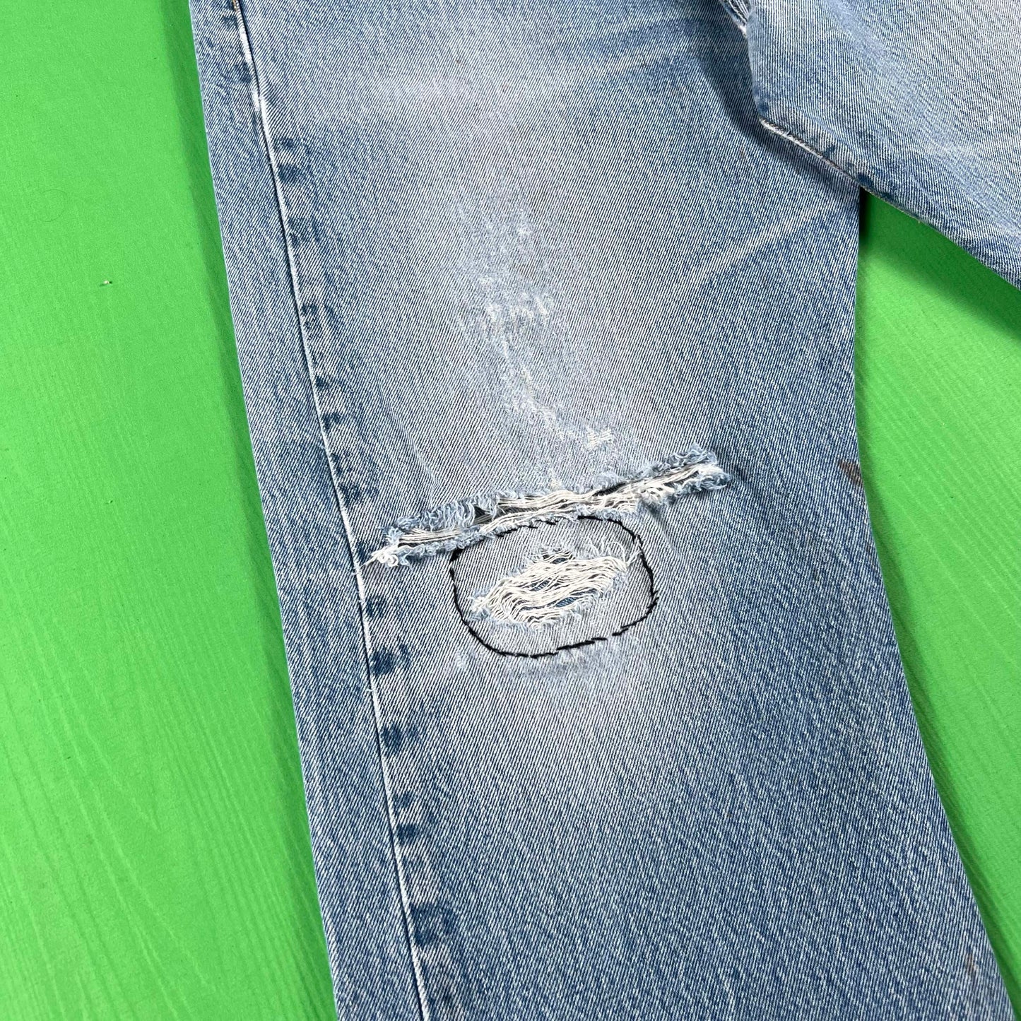 00s Faded & Repaired Levi's 501 Denim- 37x28.5