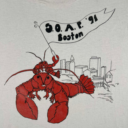 90s S.O.A.P Boston Lobster Tee- M