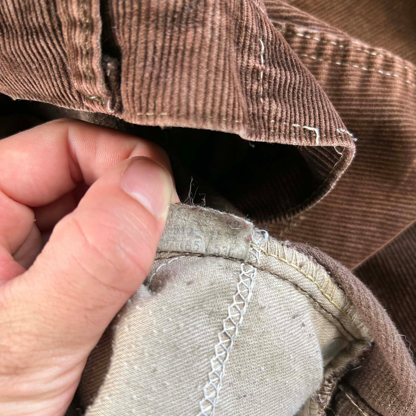 70s Brown Levi's 517 Corduroy Flares- 36x28.5