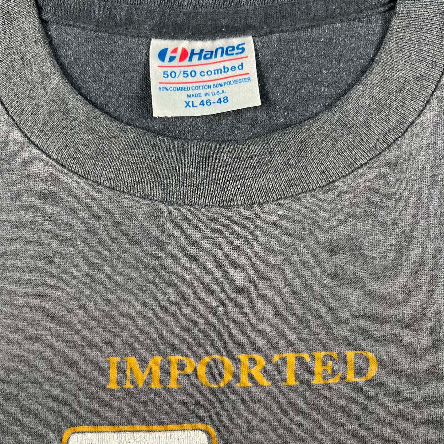 80s Sun Faded Black Two Fingers Tequila Tee- L