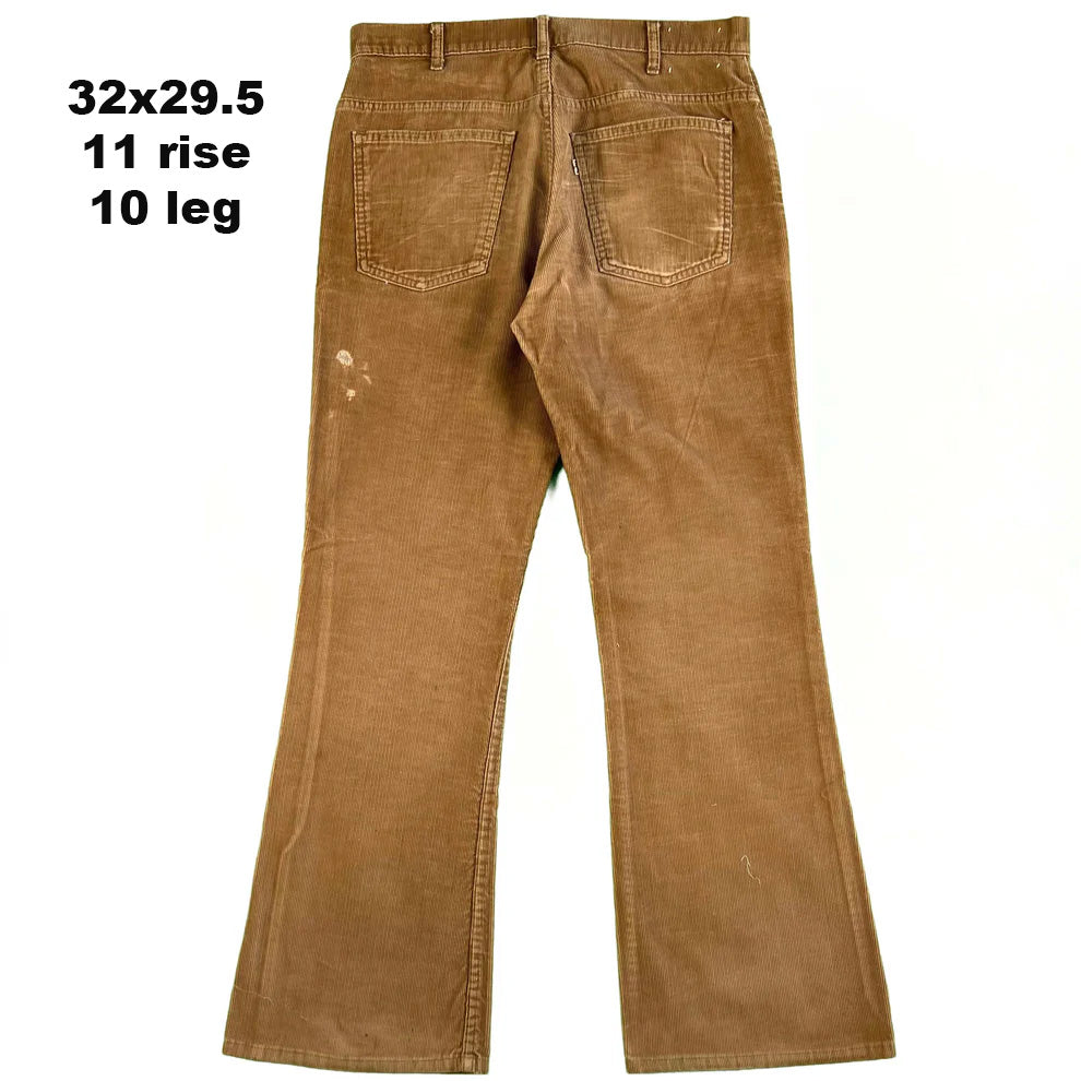 70s Levi's 646 Flared Corduroy Pants- SELECT PAIR