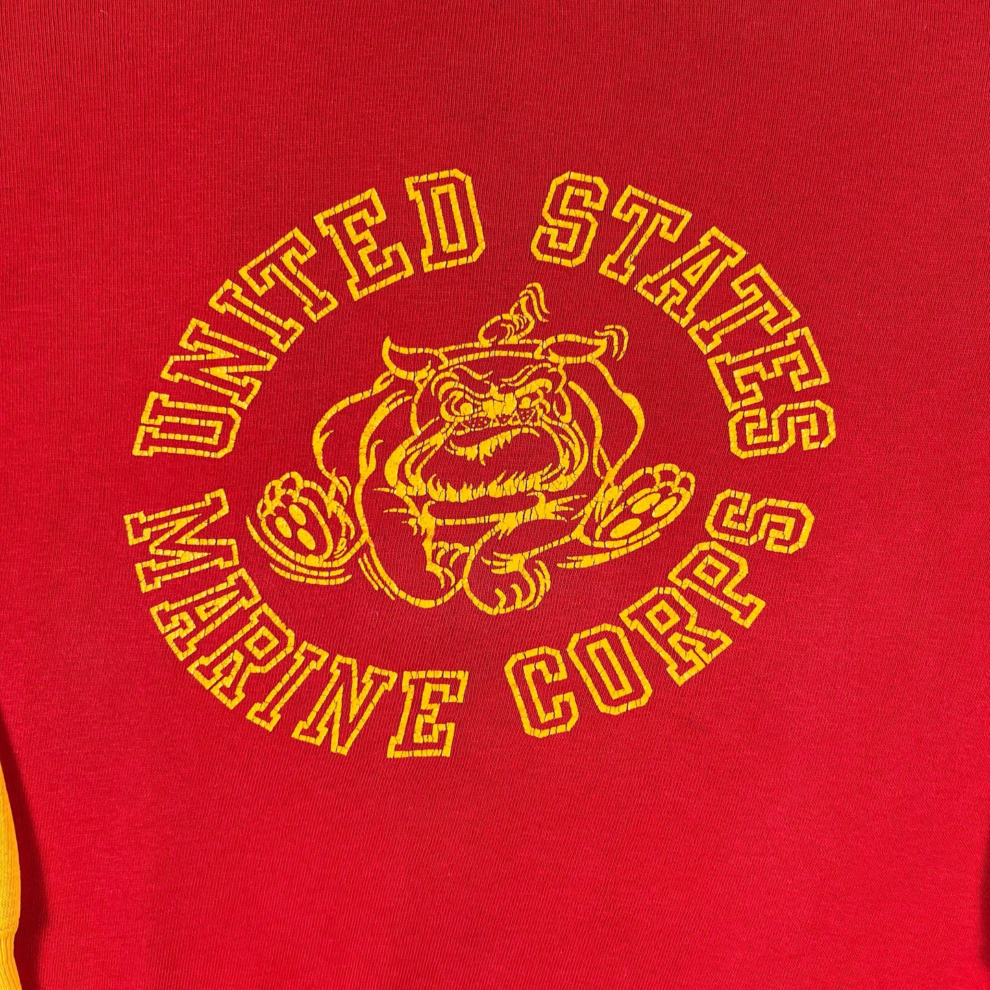 70s USMC Striped Sweatshirt- M