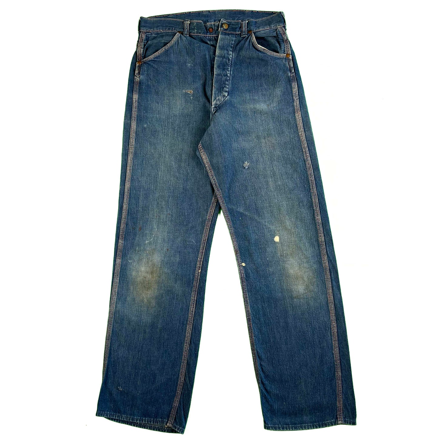 40s/50s Denim Carpenter Pants- 28x28