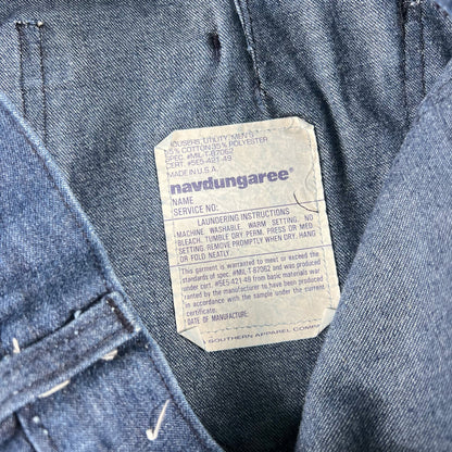 60s/70s Seafarer Flared Denim Sailor Pants- SELECT PAIR