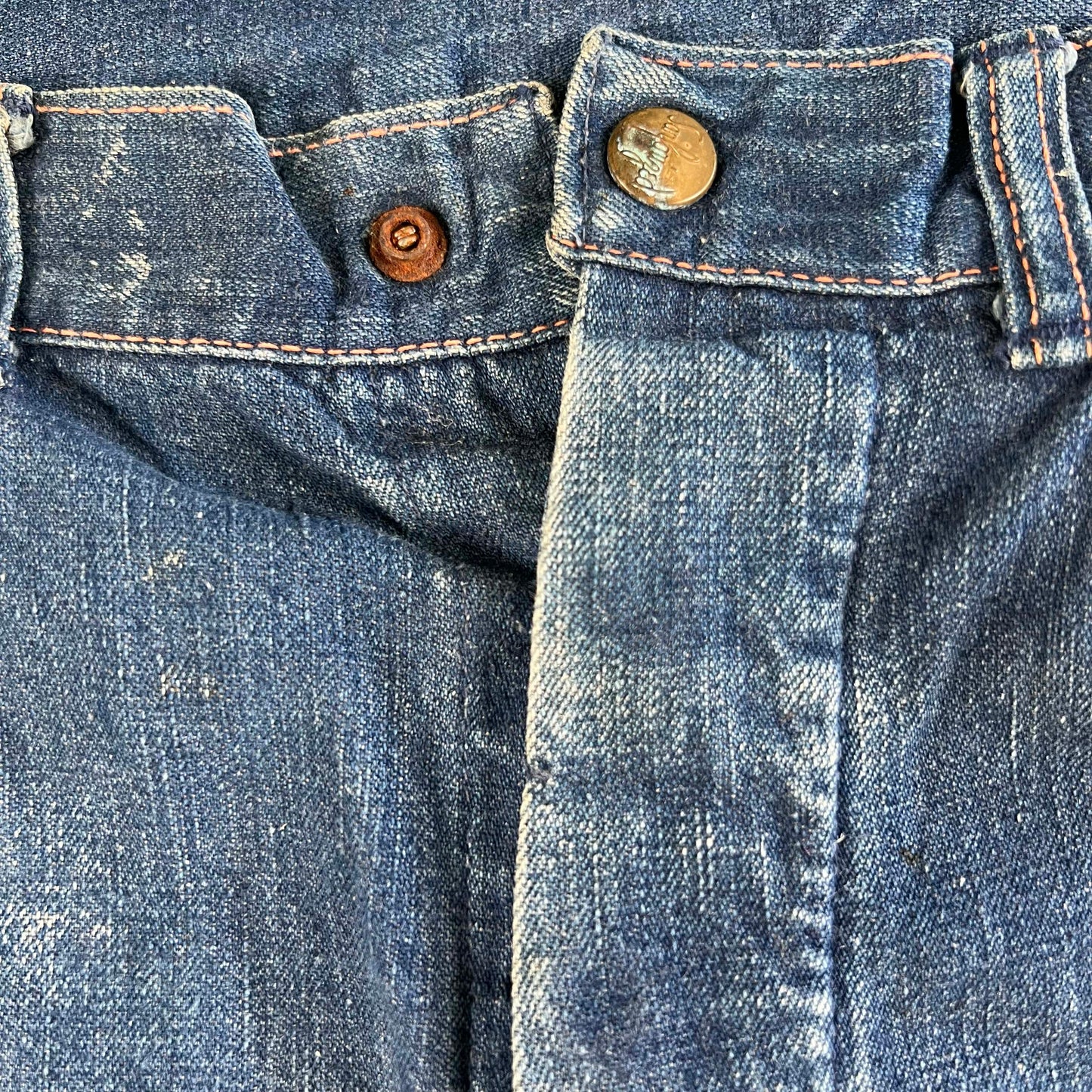 40s/50s Denim Carpenter Pants- 28x28