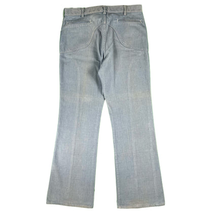 70s Lee Moleskin Flares- 33x32.5