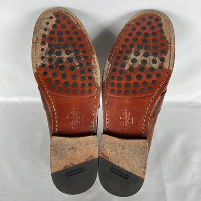Cole Haan Brown/Tan Leather Penny Loafers- M's 12, W's 13.5