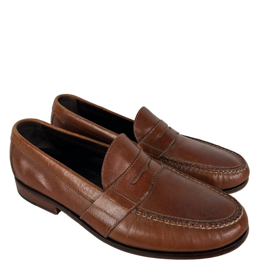 Cole Haan Brown/Tan Leather Penny Loafers- M's 12, W's 13.5