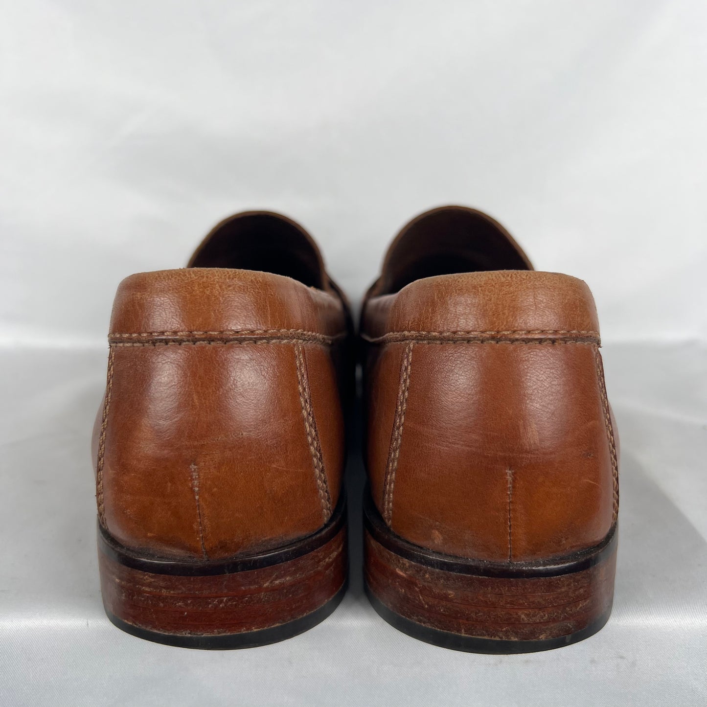 Cole Haan Brown/Tan Leather Penny Loafers- M's 12, W's 13.5