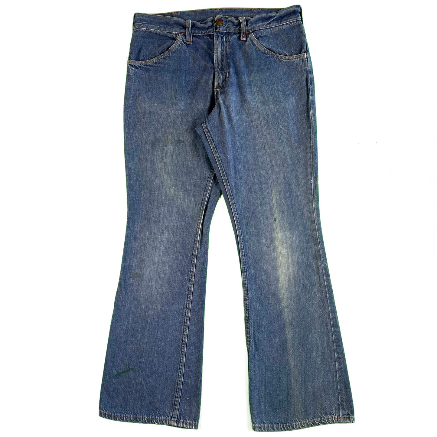 60s Faded Denim Flares- 31x29