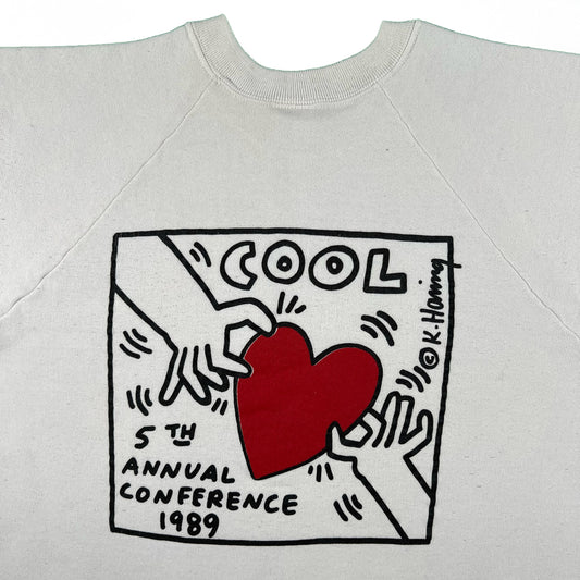 80s Keith Haring Sweatshirt- M