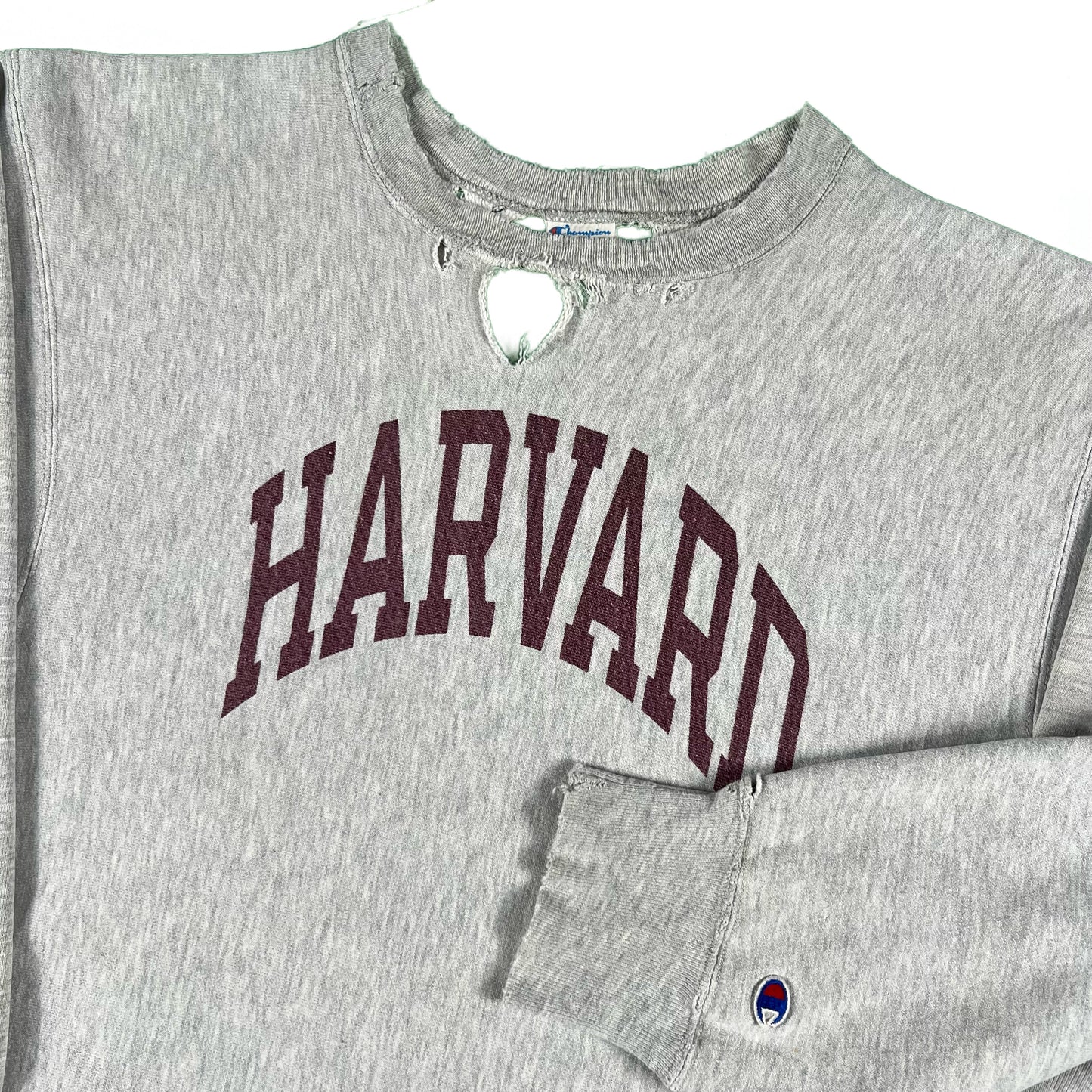 80s Harvard Thrashed Champion Reverse Weave- XL