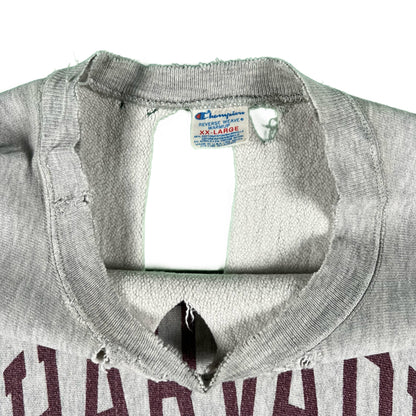 80s Harvard Thrashed Champion Reverse Weave- XL