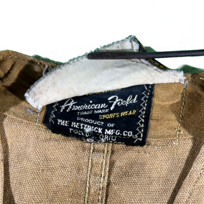 50s Distressed Canvas Hunting Vest- S