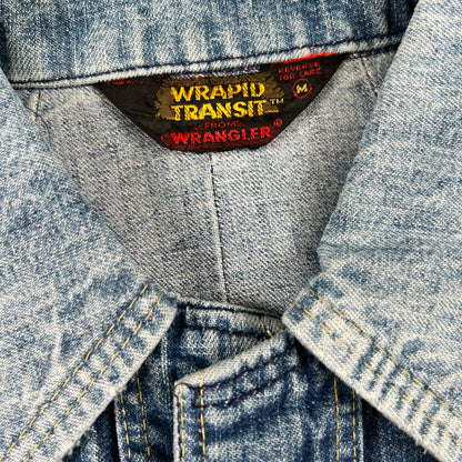 70s Cropped Wrangler Denim Shirt- S